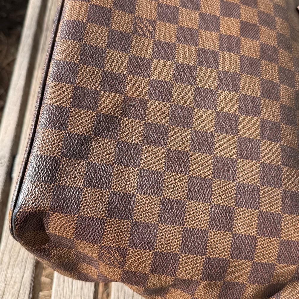 Authentic Louis Vuitton Damier Ebene Saleya MM Tote - Picture 10 of 17